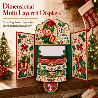 Christmas Pull-Out Greeting Card