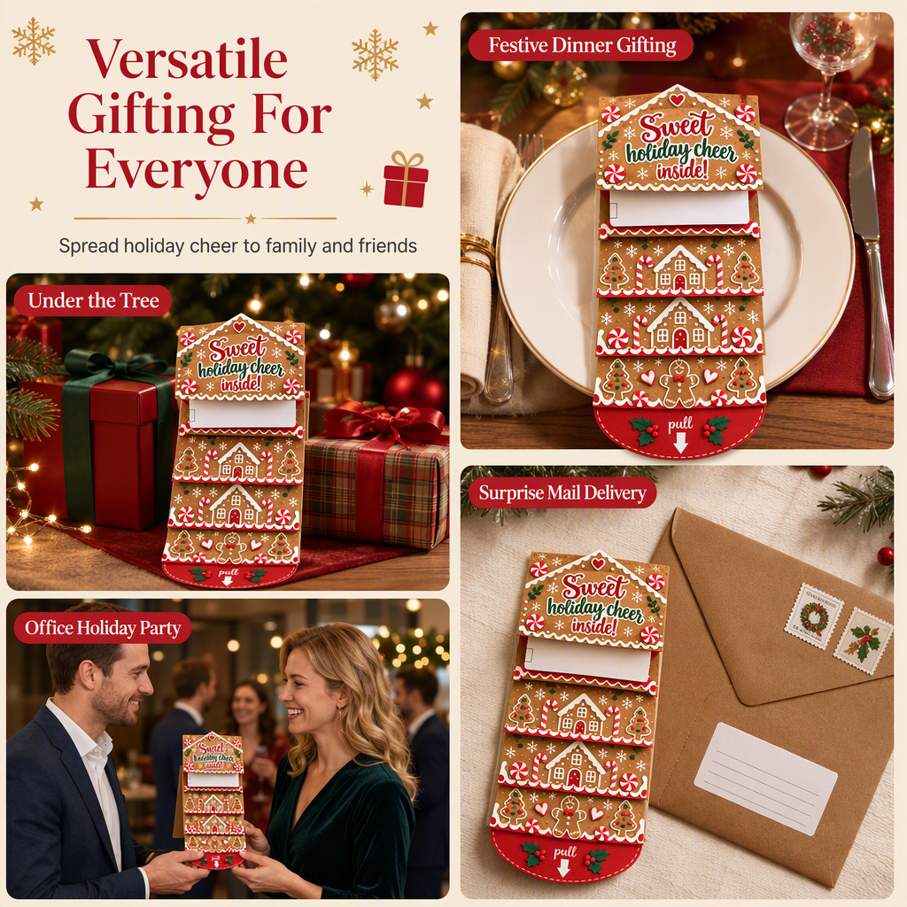 Christmas Pull-Out Greeting Card