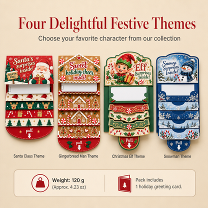 Christmas Pull-Out Greeting Card