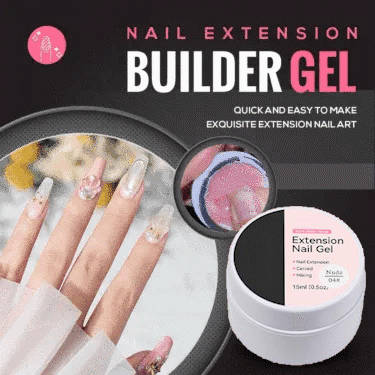 ⏳LIMITED TIME-JUST ￡9.98!!💅 Solid Nail Extension Builder Gel – Non-Flowing Easy Application for Nail Art ✨
