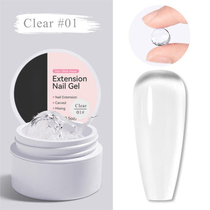 ⏳LIMITED TIME-JUST ￡9.98!!💅 Solid Nail Extension Builder Gel – Non-Flowing Easy Application for Nail Art ✨