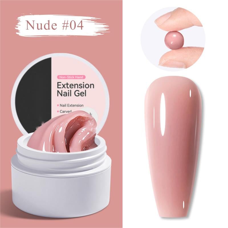 ⏳LIMITED TIME-JUST ￡9.98!!💅 Solid Nail Extension Builder Gel – Non-Flowing Easy Application for Nail Art ✨