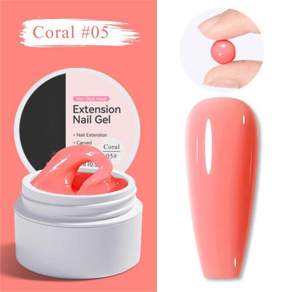 ⏳LIMITED TIME-JUST ￡9.98!!💅 Solid Nail Extension Builder Gel – Non-Flowing Easy Application for Nail Art ✨