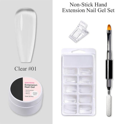 ⏳LIMITED TIME-JUST ￡9.98!!💅 Solid Nail Extension Builder Gel – Non-Flowing Easy Application for Nail Art ✨