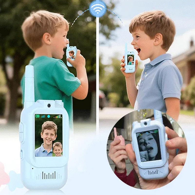 📹 Kids' Video Walkie Talkies – Live Video Chat & 3 Fun Voice Effects