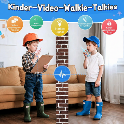 📹 Kids' Video Walkie Talkies – Live Video Chat & 3 Fun Voice Effects