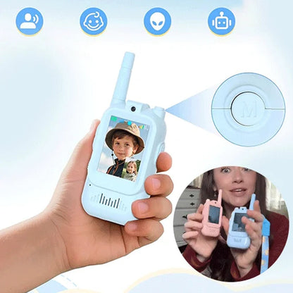 📹 Kids' Video Walkie Talkies – Live Video Chat & 3 Fun Voice Effects
