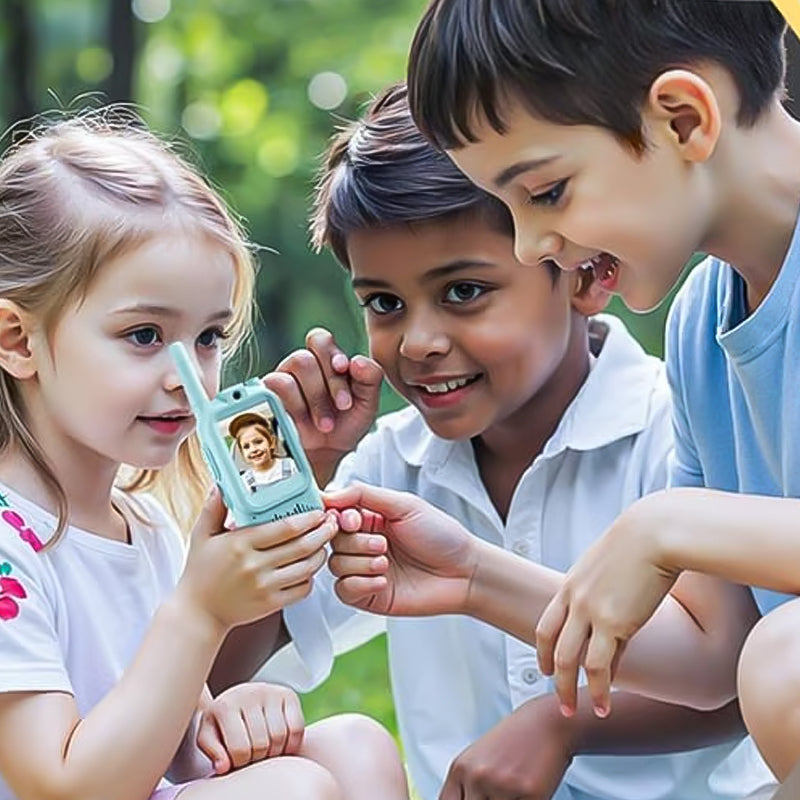 📹 Kids' Video Walkie Talkies – Live Video Chat & 3 Fun Voice Effects