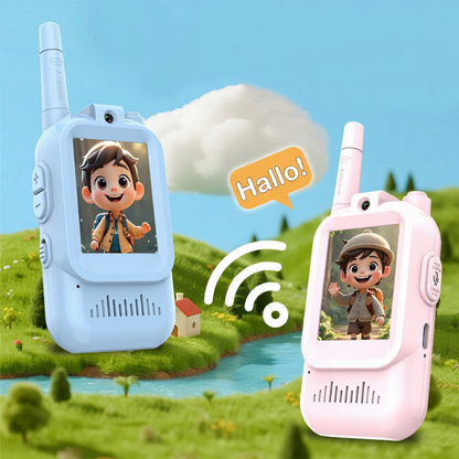 📹 Kids' Video Walkie Talkies – Live Video Chat & 3 Fun Voice Effects