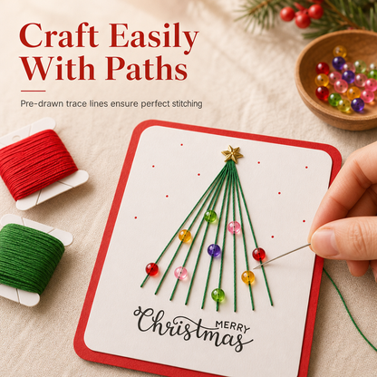🔥CHRISTMAS SALE ONLY￡8.99!🎁🎄Merry Christmas DIY Greeting Card Making Kit