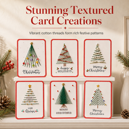🔥CHRISTMAS SALE ONLY￡8.99!🎁🎄Merry Christmas DIY Greeting Card Making Kit