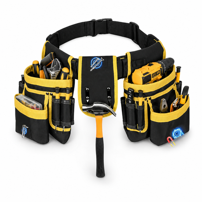 🔧 LIMITED-TIME 50% OFF! 🛠️ Adjustable Tool Waist Bag – Multi-pocket, Magnetic Hardware Holder, Hands-Free ✨