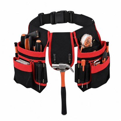 🔧 LIMITED-TIME 50% OFF! 🛠️ Adjustable Tool Waist Bag – Multi-pocket, Magnetic Hardware Holder, Hands-Free ✨