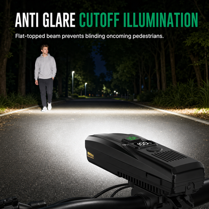 Rechargeable Bright LED Night Riding Bicycle Headlight