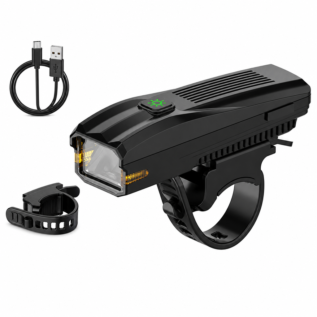 Rechargeable Bright LED Night Riding Bicycle Headlight