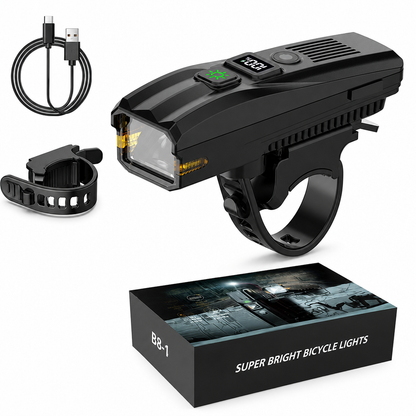 Rechargeable Bright LED Night Riding Bicycle Headlight
