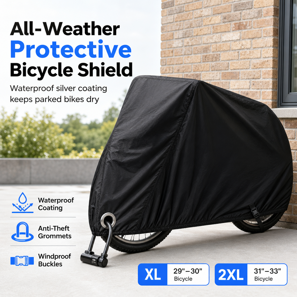 🚲 50% OFF! 🌧️ Waterproof Bike Cover – 190T, dustproof & outdoor protection ✨