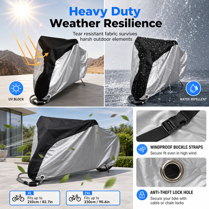 🚲 50% OFF! 🌧️ Waterproof Bike Cover – 190T, dustproof & outdoor protection ✨