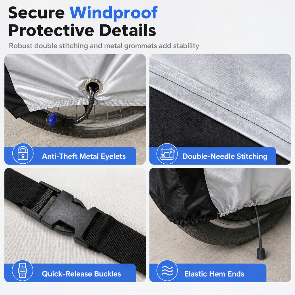 🚲 50% OFF! 🌧️ Waterproof Bike Cover – 190T, dustproof & outdoor protection ✨