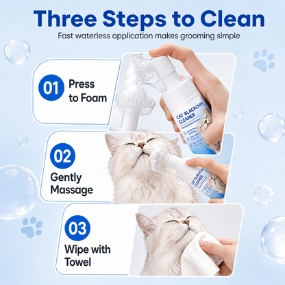 Pet Waterless Cleaning Mousse Foaming Cleanser for Cats and Dogs