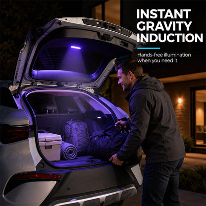 Solar-Powered Car Trunk Auto-Induction Light