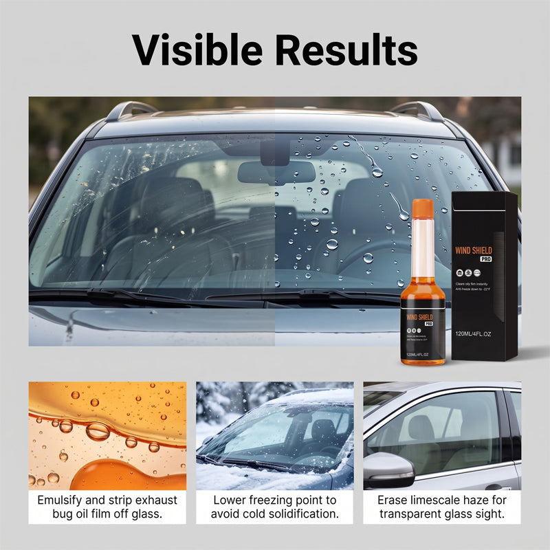 🔥50% OFF 🚗New Arrival! Car Windscreen Oil Film Cleaner – Cut Through Grease & Road Grime, See the Road More Clearly on Night & Rainy Drives 🌧️