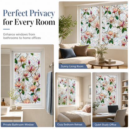 🌈 LIMITED‑TIME 50% OFF! ✨ 3D Rainbow Window Film – Static Cling Privacy Glass Sticker, Glue‑Free DIY Sun Catcher & UV Filter 🪟