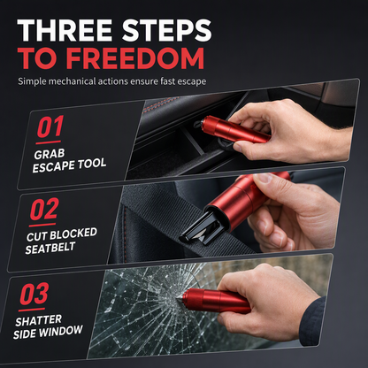 Mini Portable Car Safety Hammer and Window Breaker