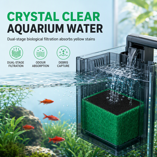 🥳2026 HOT SALE🐠💧 50% OFF! Activated Carbon Filter Cube – honeycomb filtration clears cloudy water, removes odors. Anti-crumble block for crystal-clear aquarium! 🛡️✅