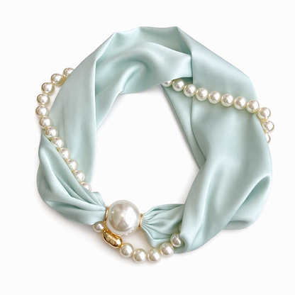 ⏳Limited-time 50% off⏰Pearl Scarf Necklace🫧📿