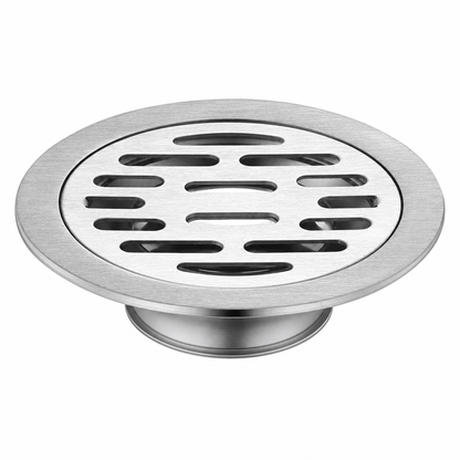 🔥50% OFF LIMITED TIME🔥Brushed Stainless Steel Round Floor Drain with Deodorizing Core for Bathroom and Washing Machine