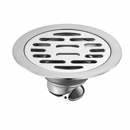 🔥50% OFF LIMITED TIME🔥Brushed Stainless Steel Round Floor Drain with Deodorizing Core for Bathroom and Washing Machine