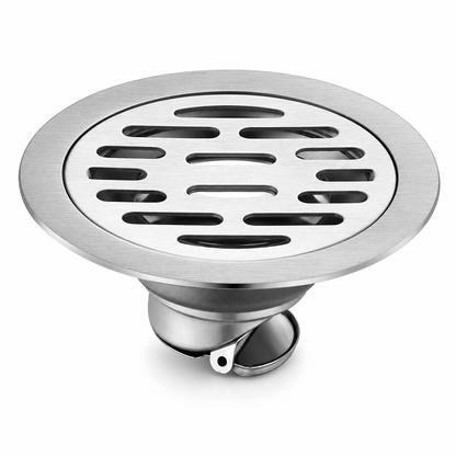 🔥50% OFF LIMITED TIME🔥Brushed Stainless Steel Round Floor Drain with Deodorizing Core for Bathroom and Washing Machine