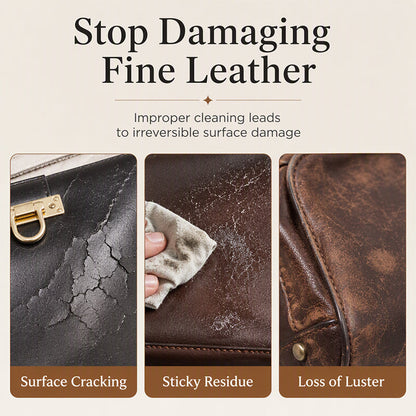 ⏳Limited-time 50% off⏰Professional Luxury Leather Cleaner and Nourishing Care Cream Set👜✨