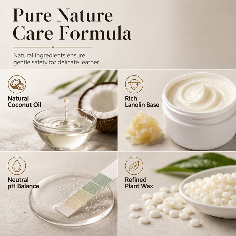 ⏳Limited-time 50% off⏰Professional Luxury Leather Cleaner and Nourishing Care Cream Set👜✨