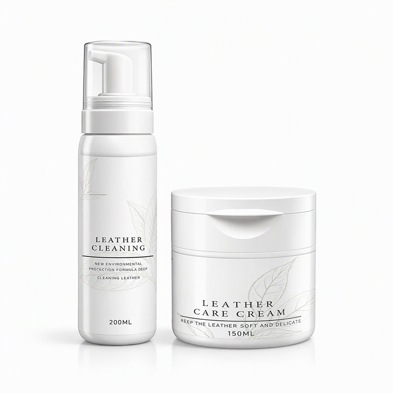 ⏳Limited-time 50% off⏰Professional Luxury Leather Cleaner and Nourishing Care Cream Set👜✨