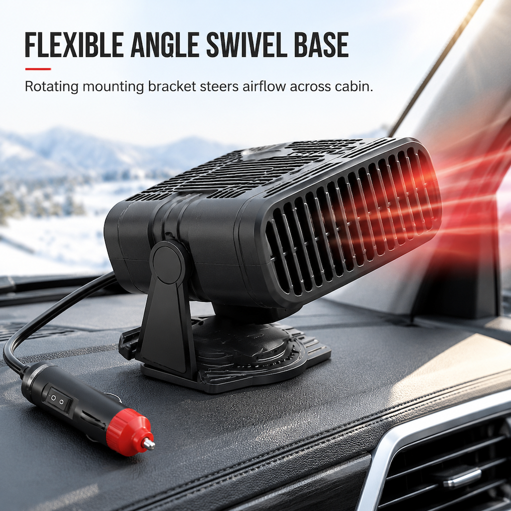 Portable 12V 24V Car and Windshield Defroster with Air Purifier for Vehicles