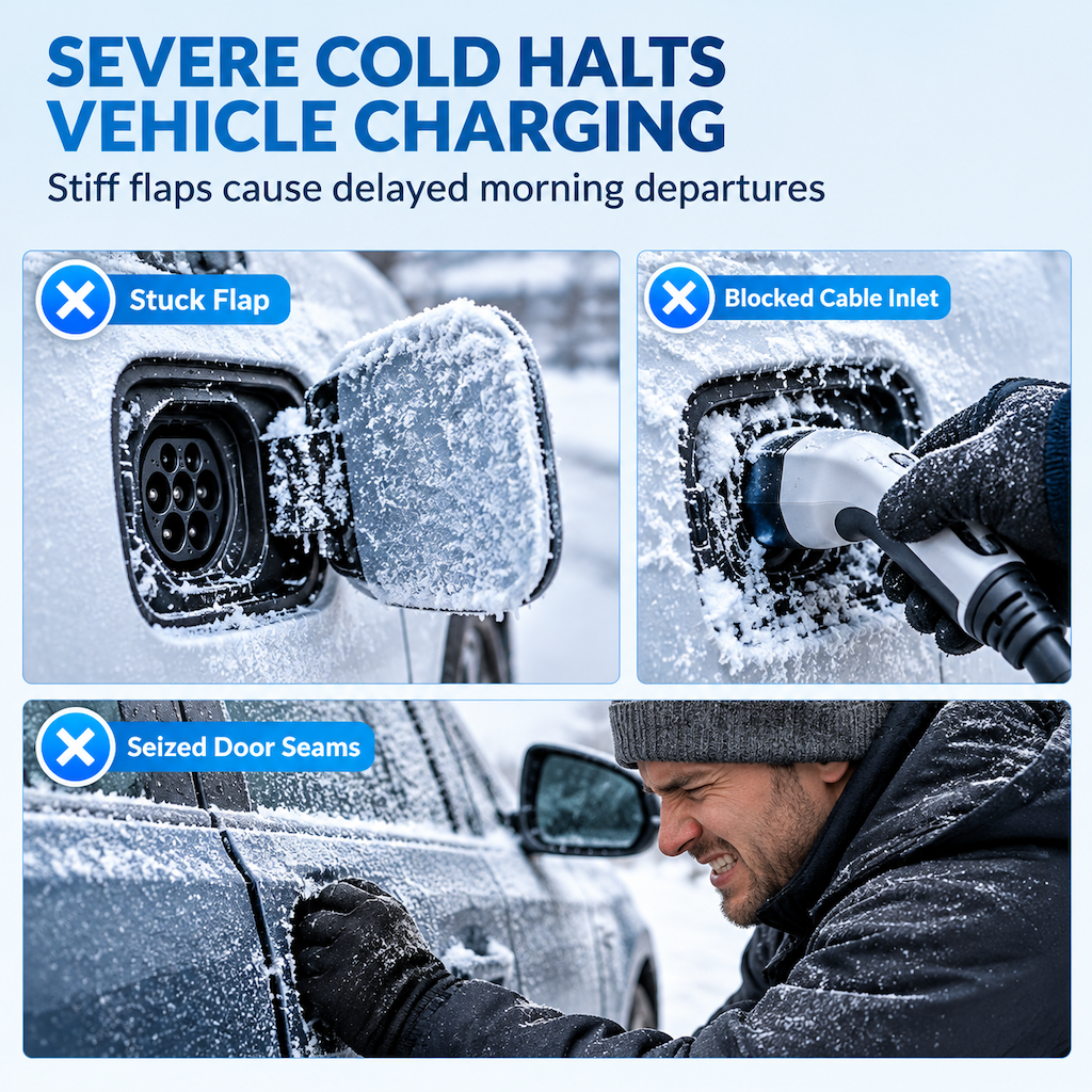 Electric Vehicle Charging Port Antifreeze and De-Icing Protection Liquid for EV Charging Interfaces