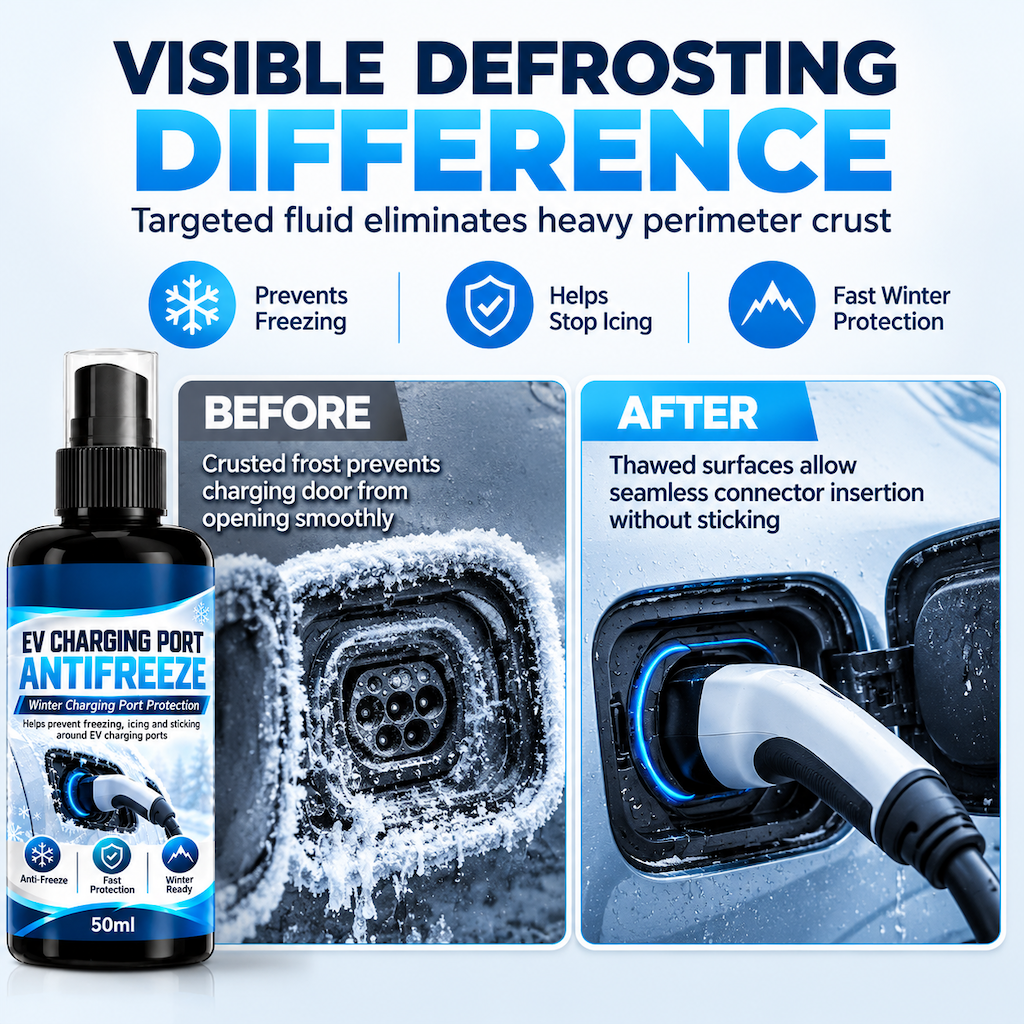 Electric Vehicle Charging Port Antifreeze and De-Icing Protection Liquid for EV Charging Interfaces