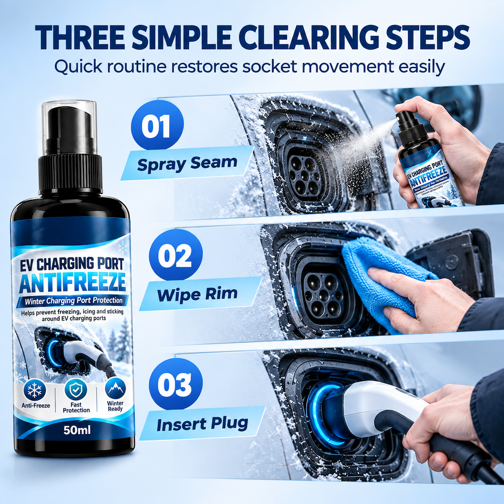 Electric Vehicle Charging Port Antifreeze and De-Icing Protection Liquid for EV Charging Interfaces