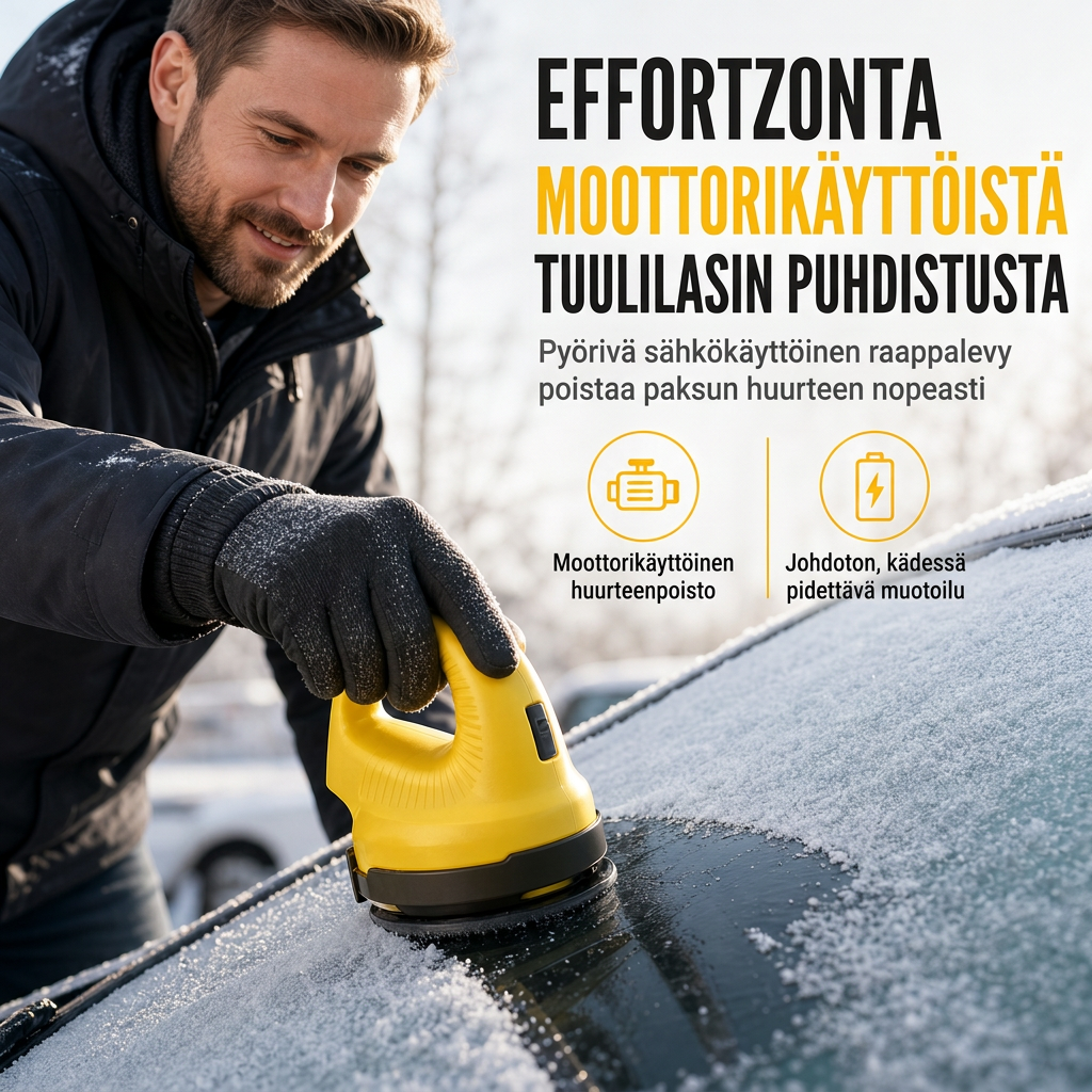 🖤❄️🔥 Black Friday - 50%OFF!🚗⚡ Electric Windshield Snow and Ice Removal Tool for Cars: Helps Quickly Clear Snow Accumulation in Winter🌨️🧊💨