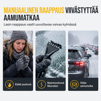 🖤❄️🔥 Black Friday - 50%OFF!🚗⚡ Electric Windshield Snow and Ice Removal Tool for Cars: Helps Quickly Clear Snow Accumulation in Winter🌨️🧊💨