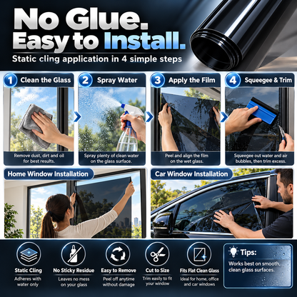 🥳2026 HOT SALE🥳💞50K+ SOLD! 🌞🛡️ 50% OFF! Multi-Purpose Window Tint Film – UV protection, heat reduction & privacy. Scratch-resistant for car, home & office glass! ✨✅