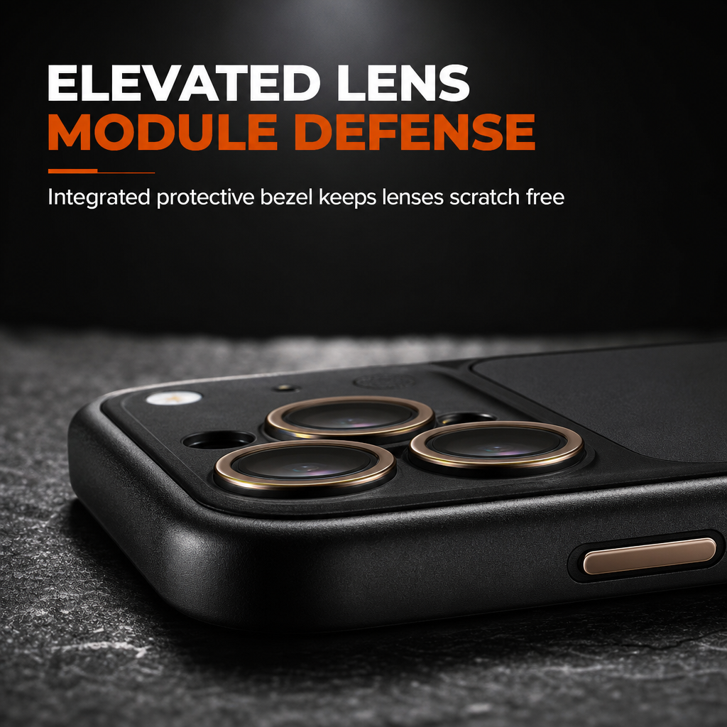 Two-in-One Shockproof Jelly Phone Case with Large Window and Integrated Lens Protector