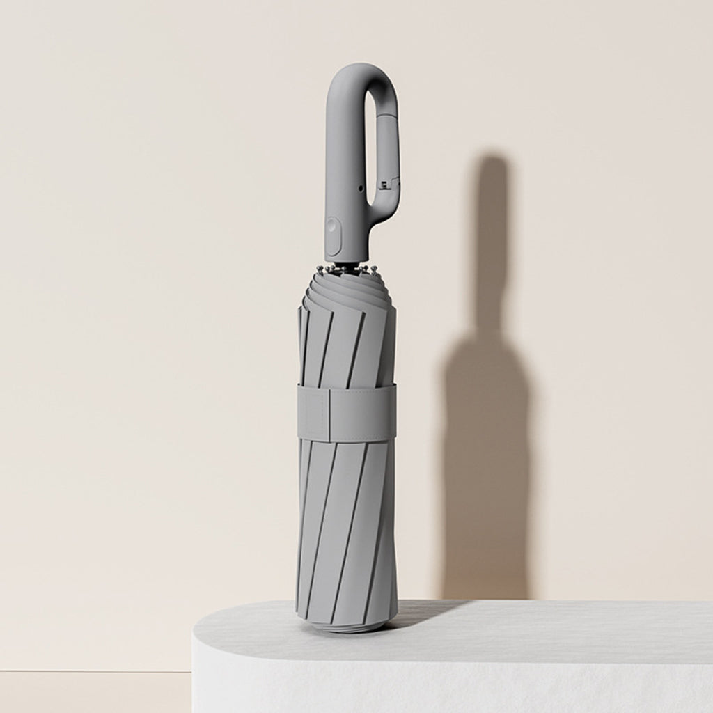 High-End Reinforced Automatic Folding Umbrella for Sun and Rain