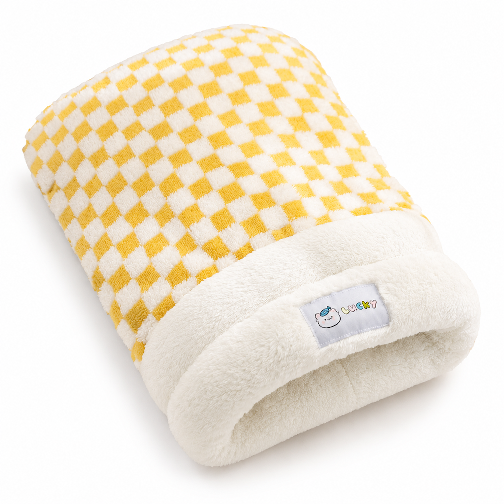 Thick Warm Plush Cat Sleeping Bag Cozy Cave Bed Burrowing Pet Bed for Autumn and Winter