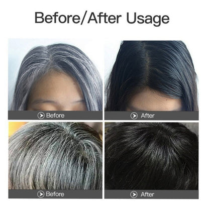 3-In-1 Long-Lasting Natural Hair Dye Shampoo