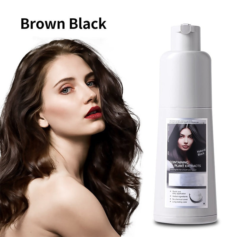3-In-1 Long-Lasting Natural Hair Dye Shampoo