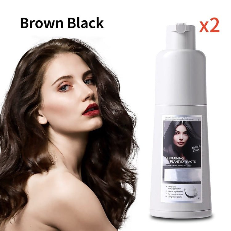 3-In-1 Long-Lasting Natural Hair Dye Shampoo