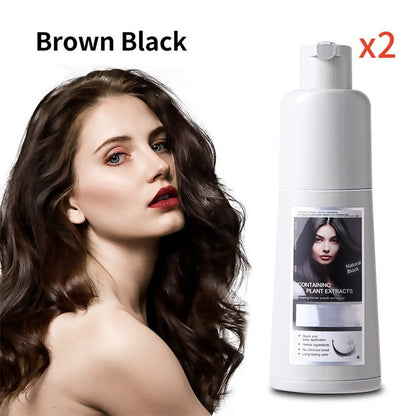 3-In-1 Long-Lasting Natural Hair Dye Shampoo